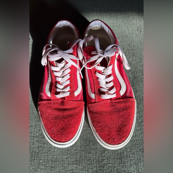 Vans Other - Vans Red and White Mens Shoes
